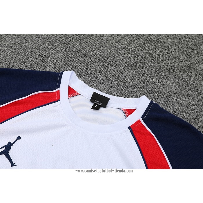 Chandal del Paris Saint-Germain Jordan 2022 2023 Manga Corta Blanco - Pantalon Corto